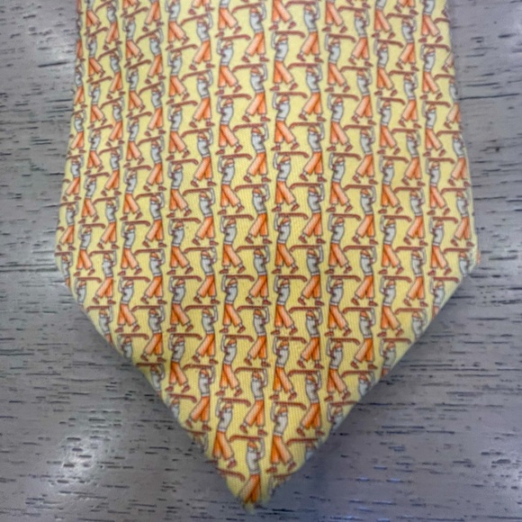 Salvatore Ferragamo Luxury Silk Tie EUC
